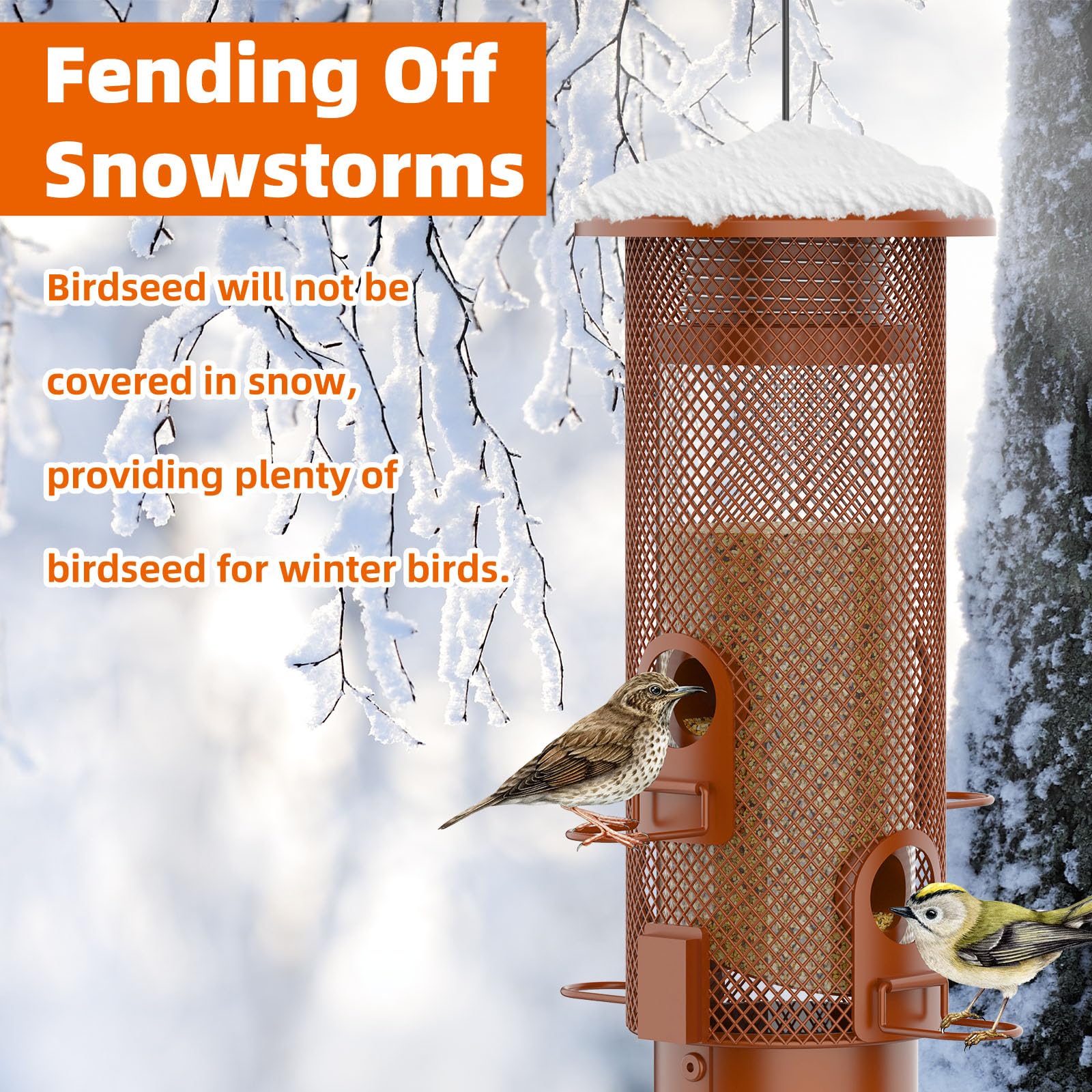 WeeFeetc weatherproof design withstands wind and rain.