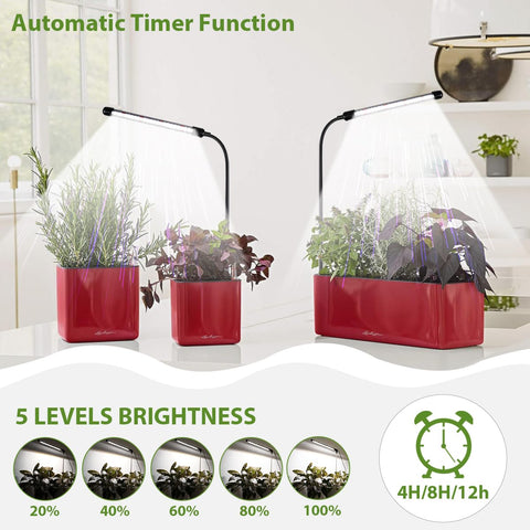 WeeLeeGoo Grow Light dimmable controller highlights adjustable brightness for microgreens