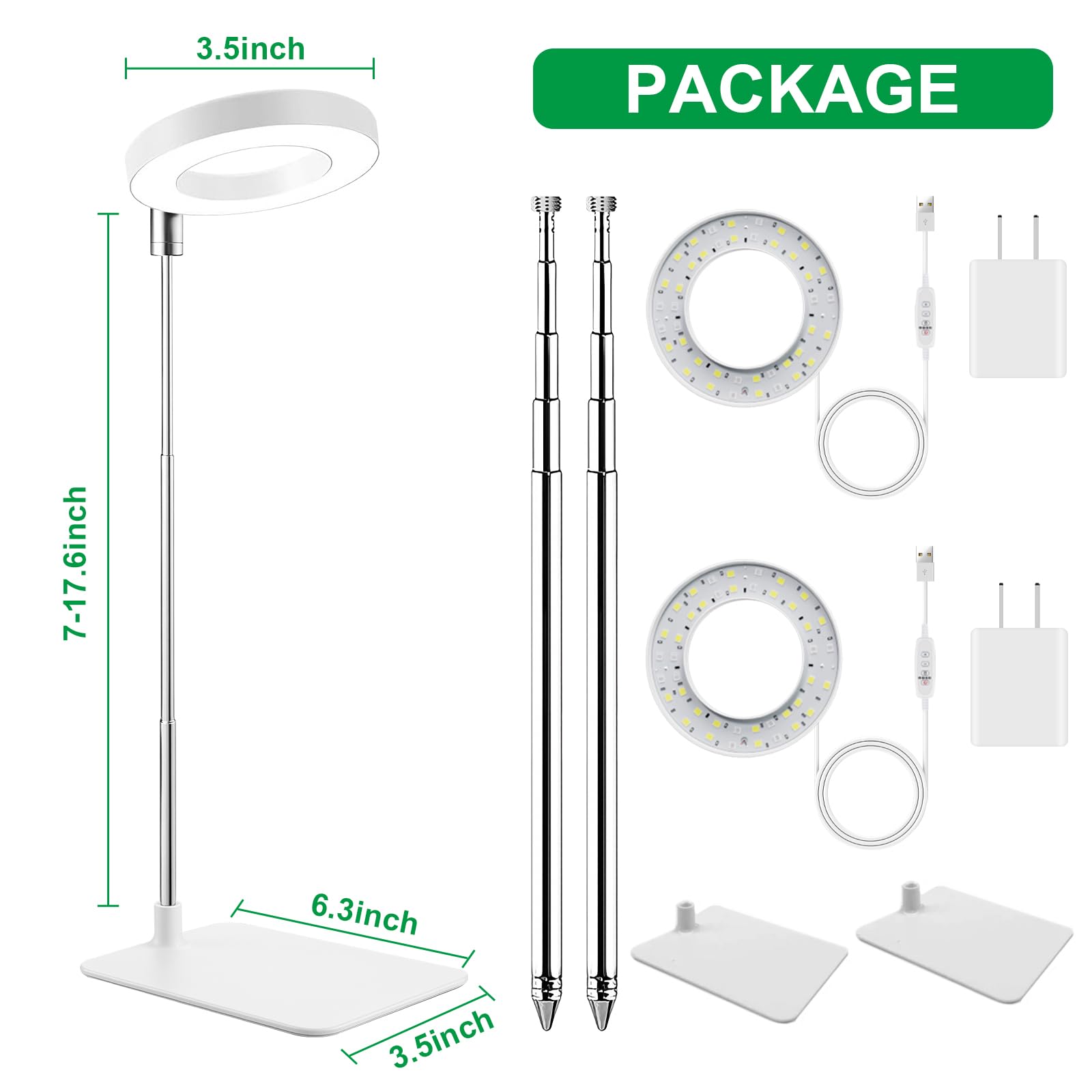 WeeLeeGoo grow light soil plug setup for small pots.