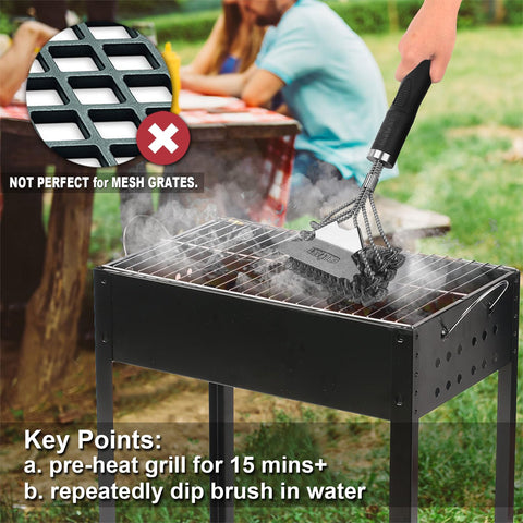 Weetiee Weber-compatible grill cleaner for gas and charcoal grills.