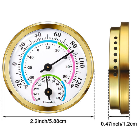 Weewooday gold 2.2-inch dial close-up for easy readability.