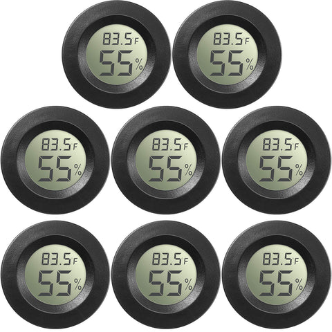 Weewooday mini hygrometer display shows temperature and humidity for indoor outdoor use.