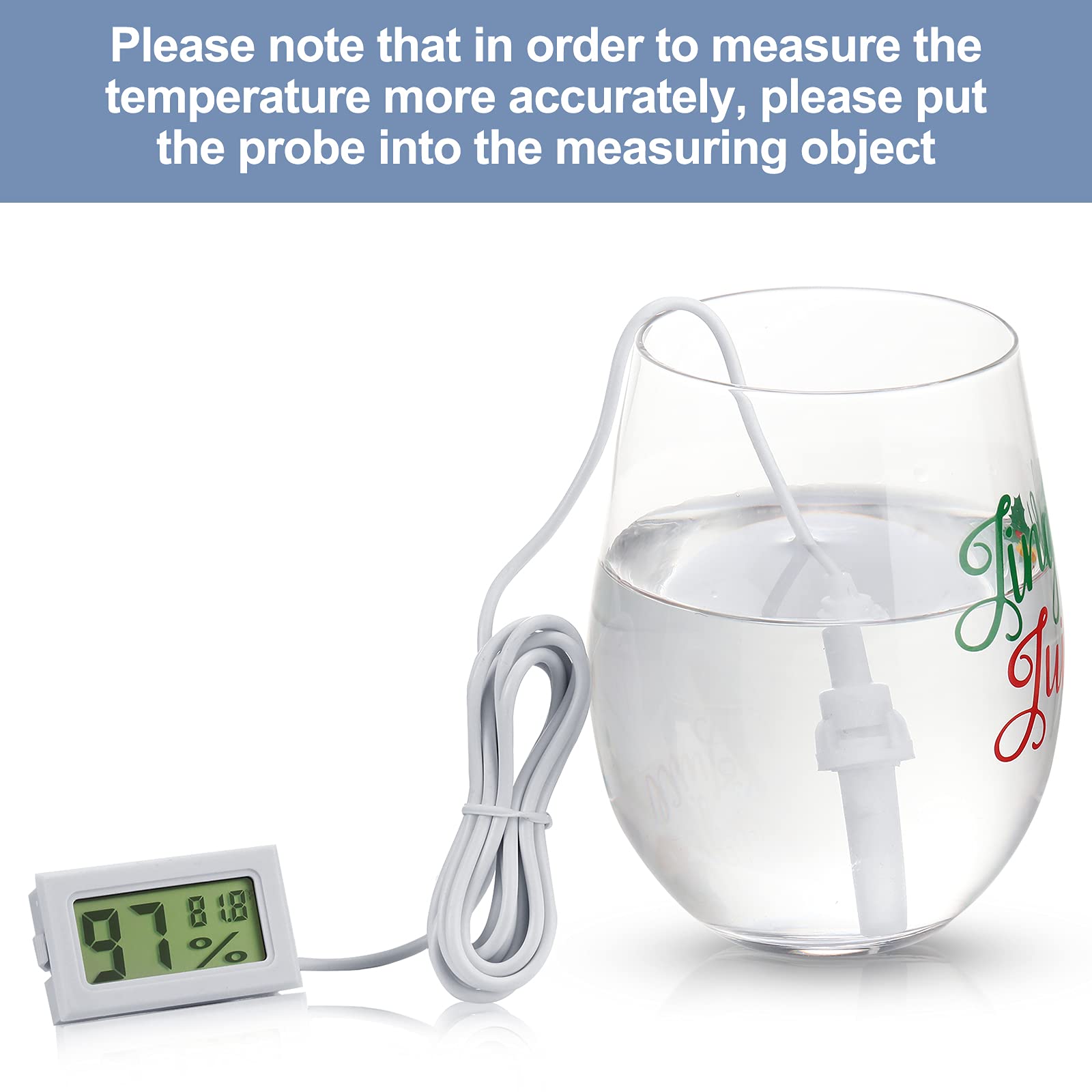 Weewooday stainless steel probe detail highlights responsive sensing and reliability.