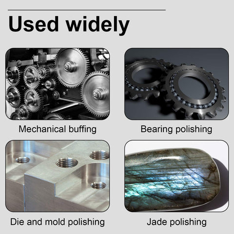 Weewooday total length 47mm burr stone for easy handling