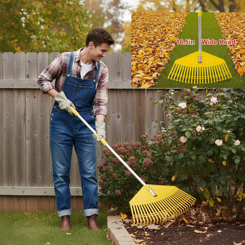 Wefaith lightweight rake weighs 1.0 lb for easy handling