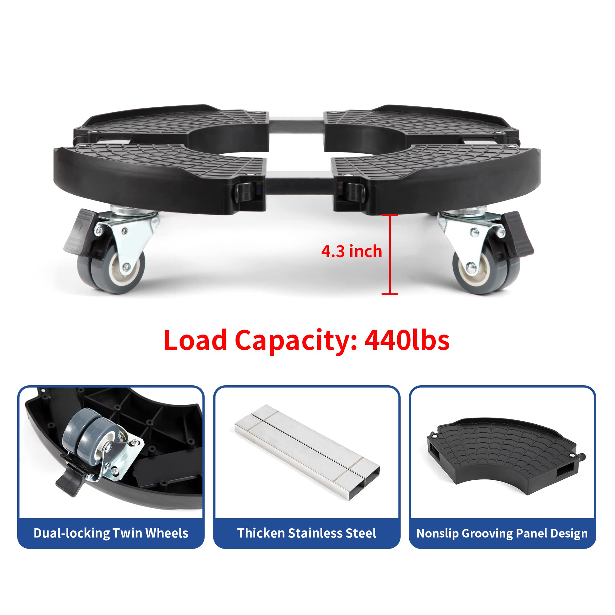 Reliable plant caddy by WBD WEIBIDA improves mobility.