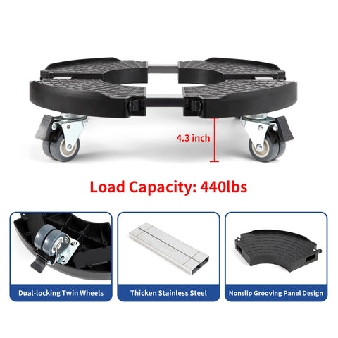 Reliable plant caddy by WBD WEIBIDA improves mobility.