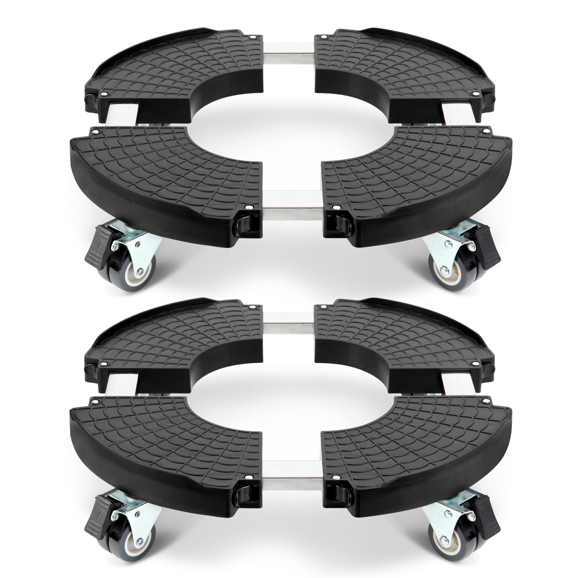 WEIBIDA plant caddy with wheels enables easy mobility for large planters.