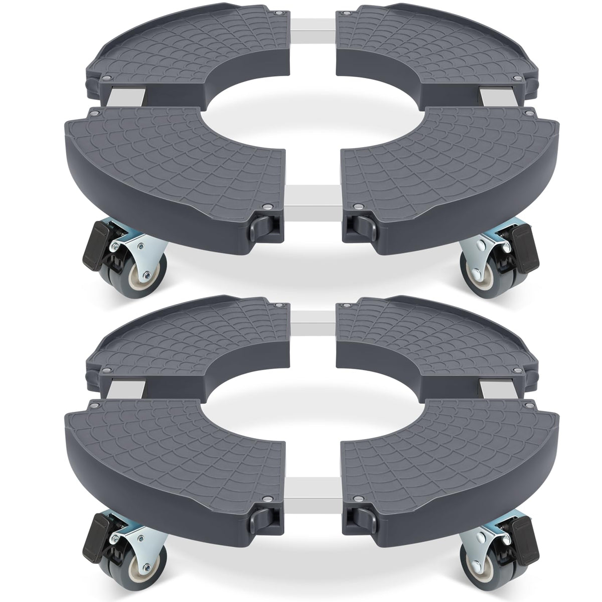 WEIBIDA round dolly with wheels for easy repositioning of large pots