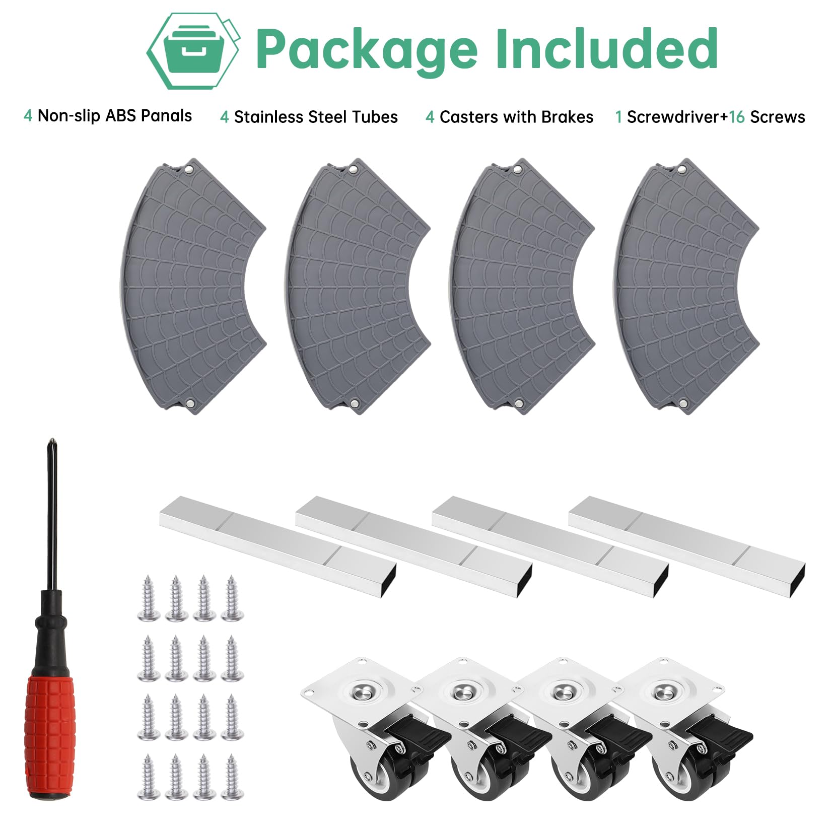 WEIBIDA 2-pack set for multiple gardening and storage tasks