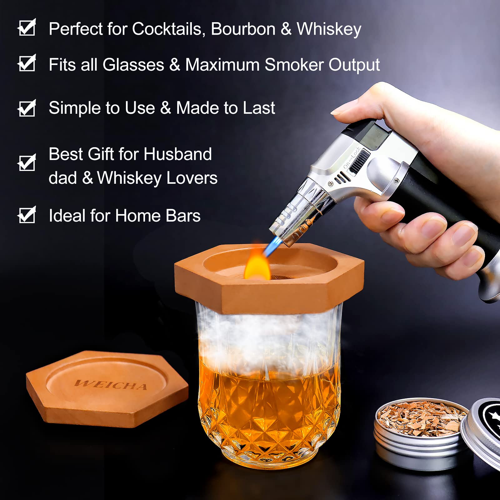WEICHA instruction manual and cleaning brush included.