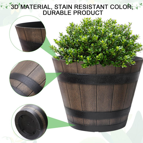 WEICHENGXING lightweight weather-resistant planter simplifies outdoor setup and maintenance