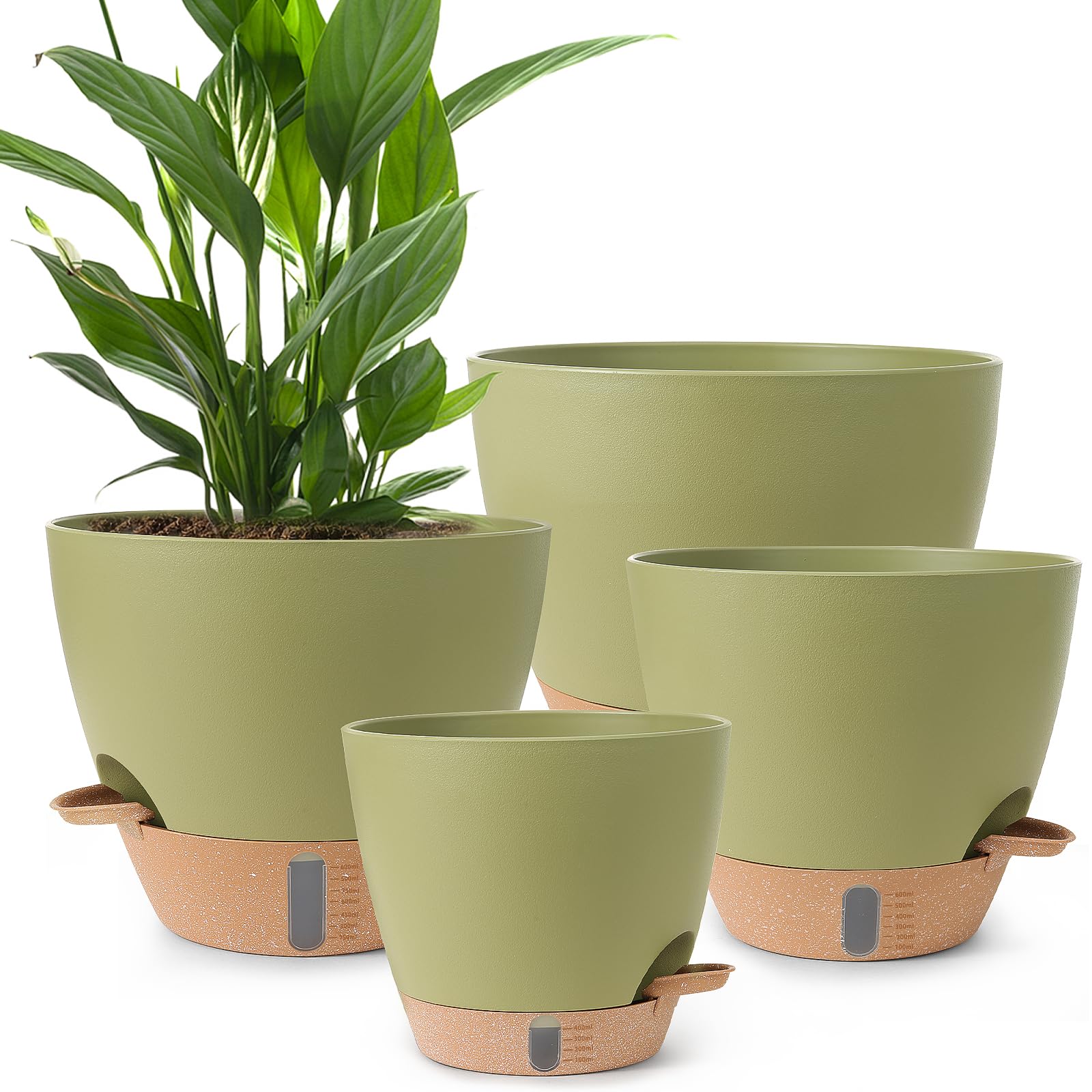 WEICHENGXING plant pot 12-inch self-watering for low-maintenance indoor gardens