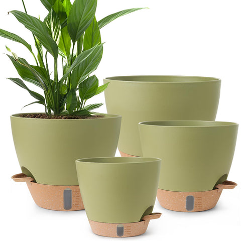 WEICHENGXING plant pot 12-inch self-watering for low-maintenance indoor gardens