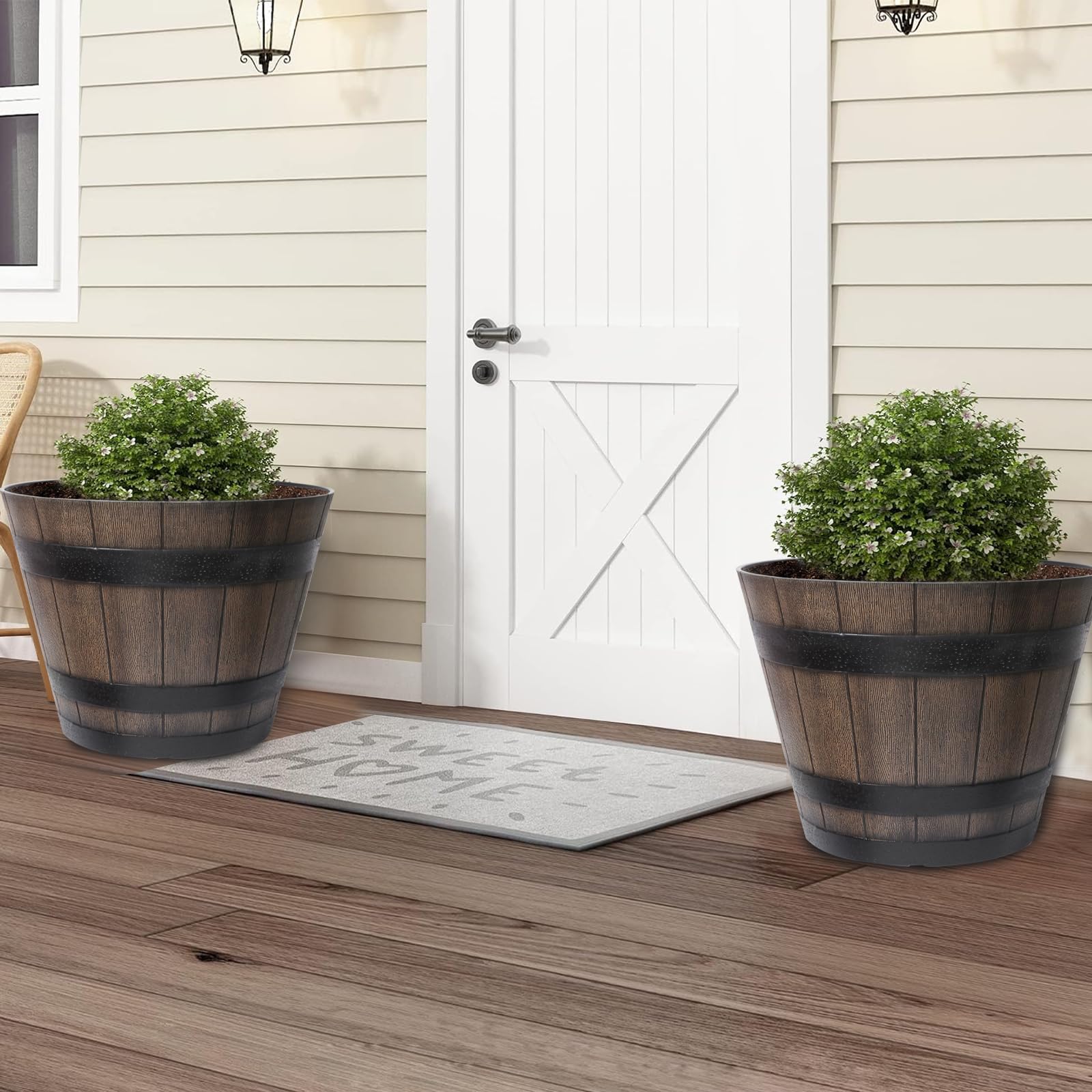 WEICHENGXING versatile large planters suit herbs shrubs or small trees