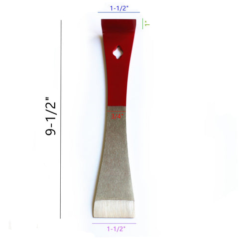 WEICHUAN hive scraper with flat end for scraping propolis and wax from hive walls