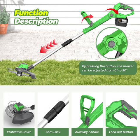 WEILISEN 0-90 degree angle adjustment for flexible trimming