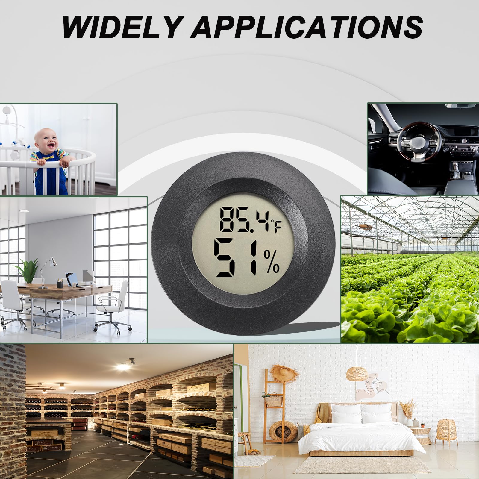 WEIMELTOY garden reptile hygrometer fits enclosures and greenhouses.