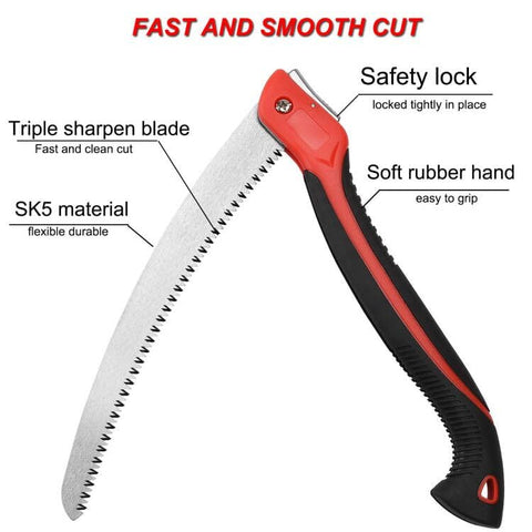 WEIMELTOY heavy-duty pruning saw cutting thick branches with ease