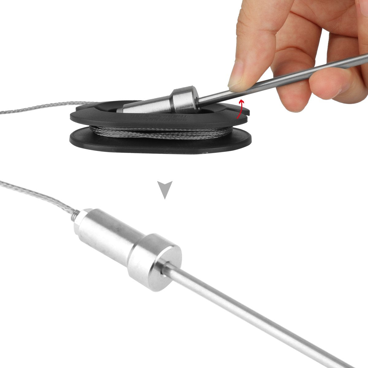 Weinas long overbraid probes offering durability during grilling and smoking