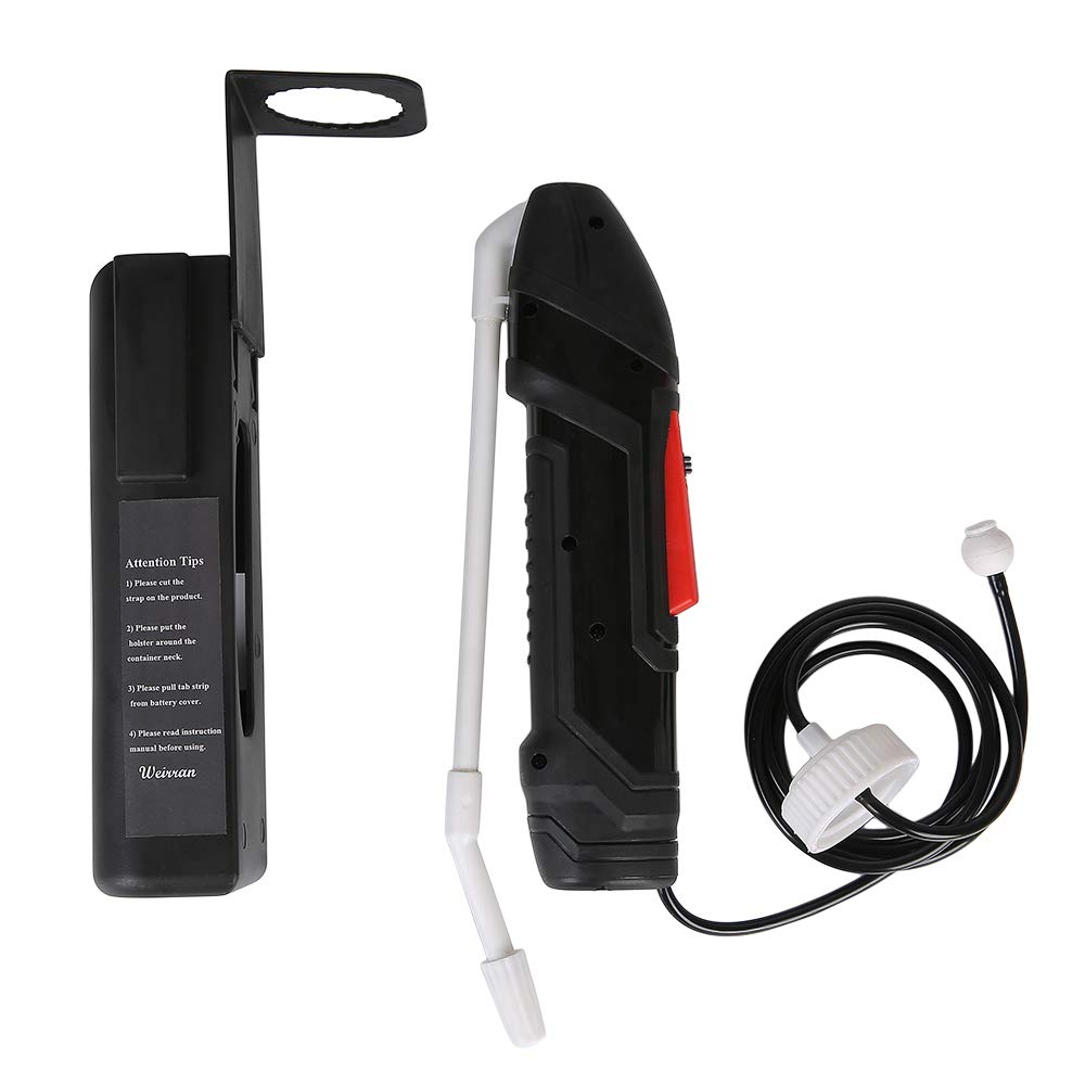 Weirran battery-powered foldable sprayer with holster for easy garden spraying.
