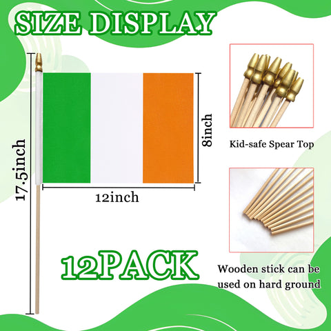 WEITBF mini handheld flag on stick ideal for waving at gatherings