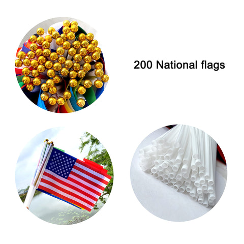 WEITBF polyester flags withstand rain and shine at parades and parties