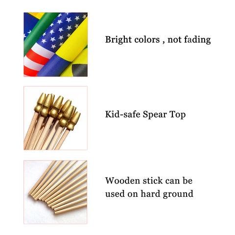WEITBF indoor-outdoor decor flags with fade-resistant dyes.