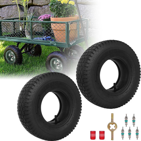 WEIYINGSI 13x5.00-6 tire for yard equipment improves traction on soft ground