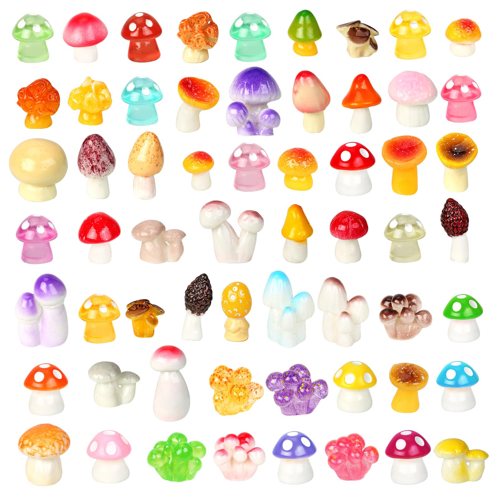 WEIZEW mini mushrooms collection for versatile dollhouse and terrarium decor