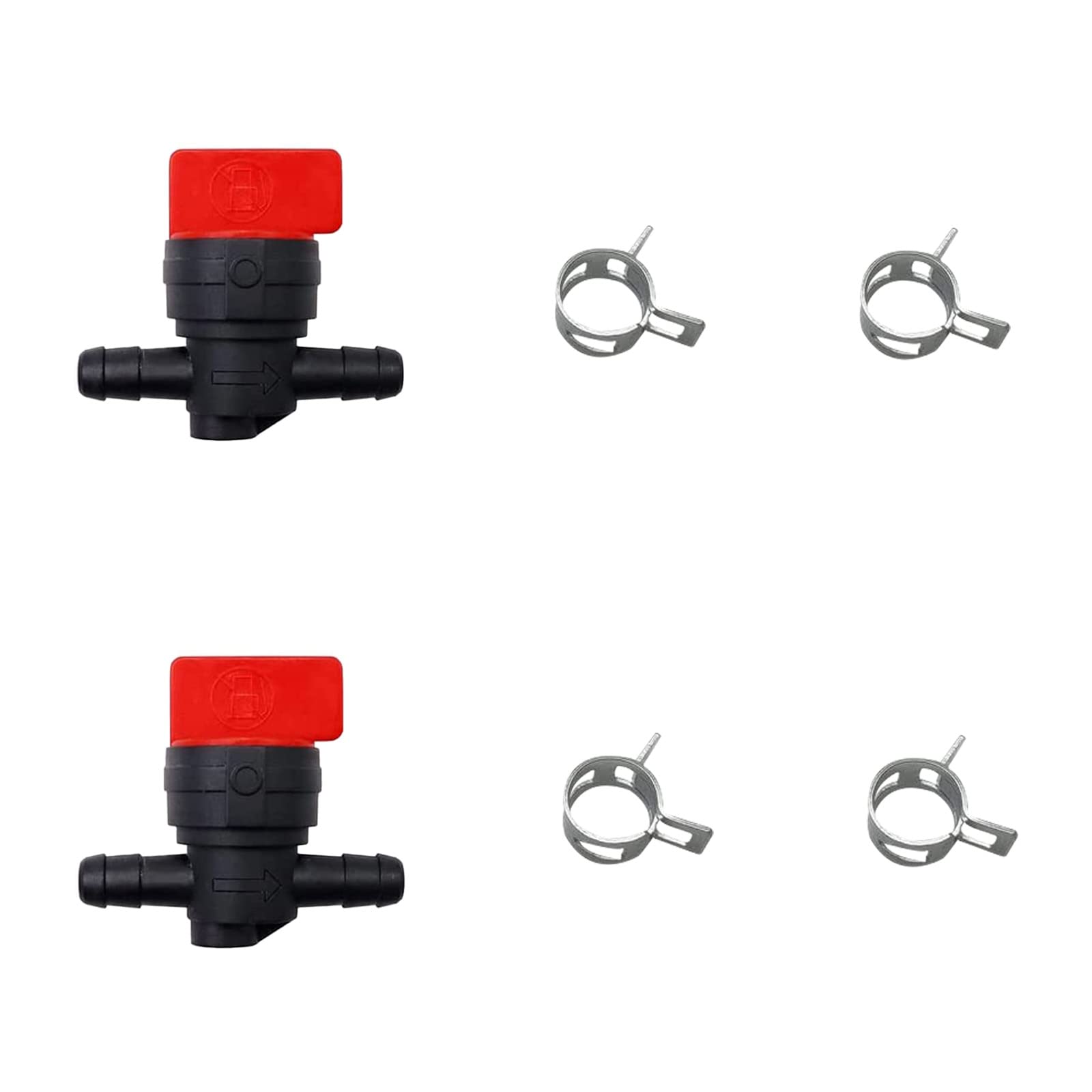 Welandya 1-4 inline fuel cut-off valve for easy on/off control of 1/4 inch fuel lines