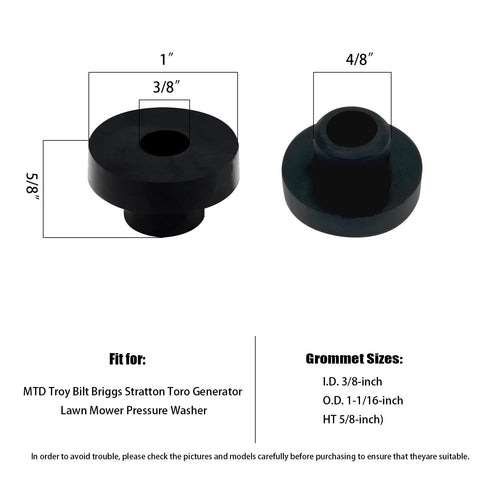 Welandya 13 mm tank hole grommet showing secure fit.