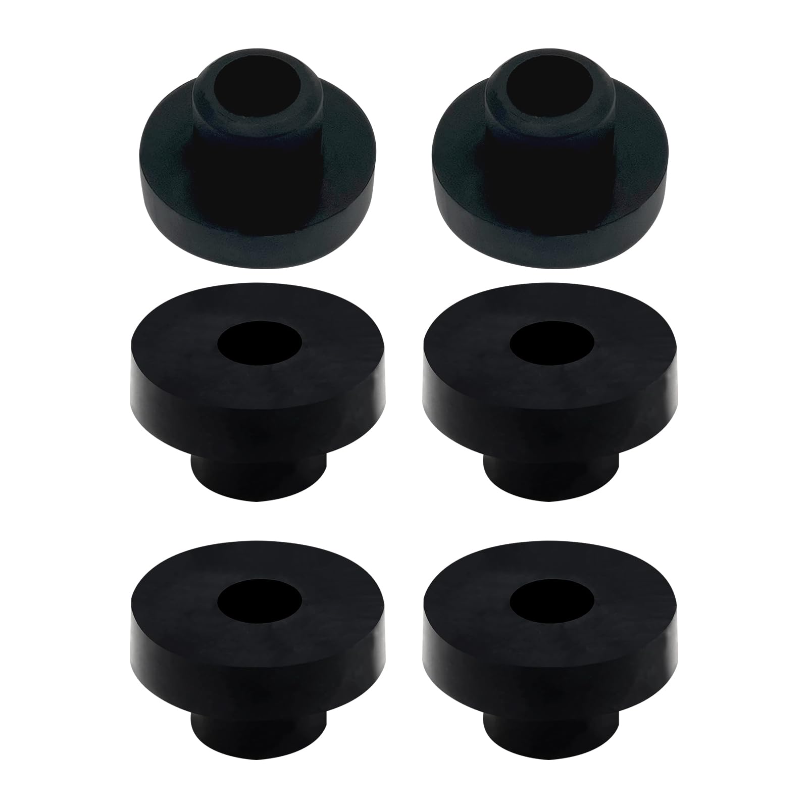 Welandya six-piece fuel tank grommet set for durable mounting.