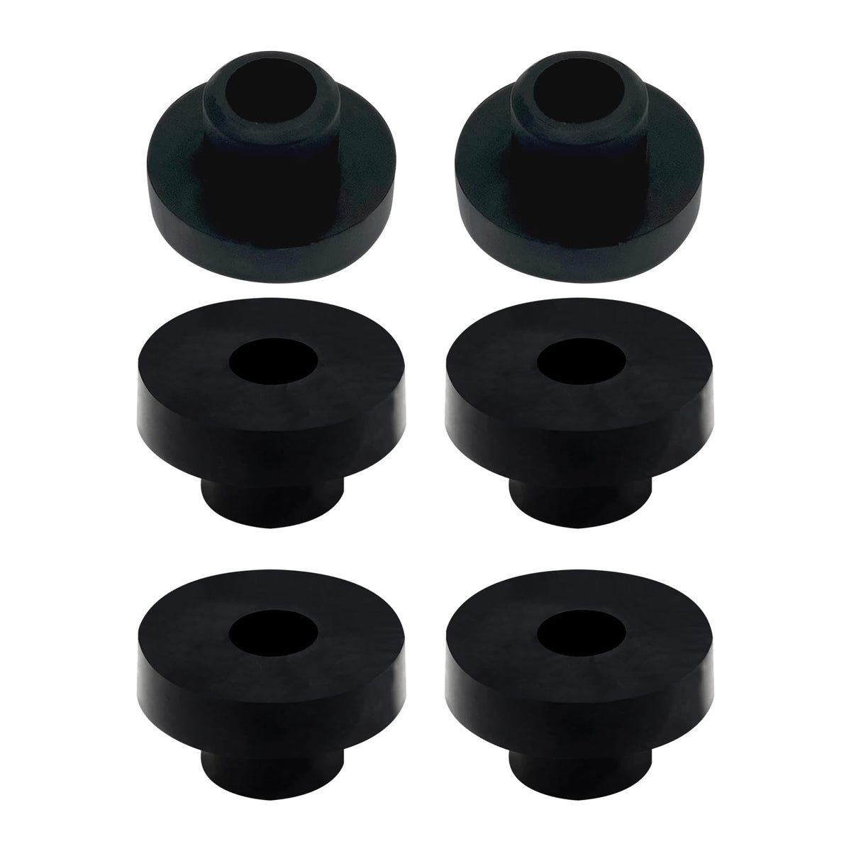 Welandya six-piece fuel tank grommet set for durable mounting.
