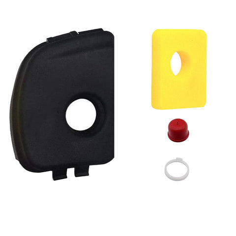 Welandya air cleaner cover atop a mower engine shows engine protection.