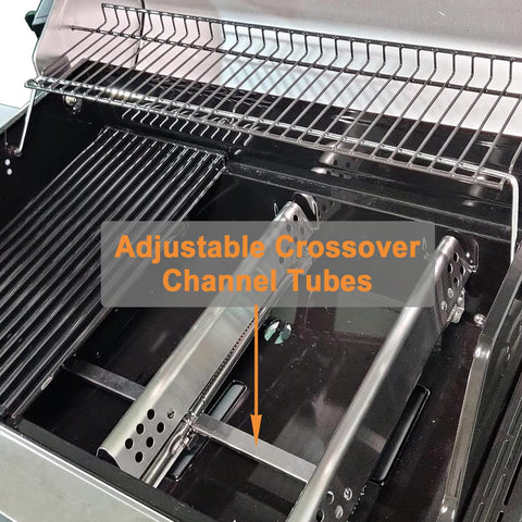 Welbocom crossover tube compatibility with Nexgrill and Kenmore grills.