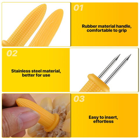 WELLFAR 37-piece corn holder set, gift-ready for grill lovers