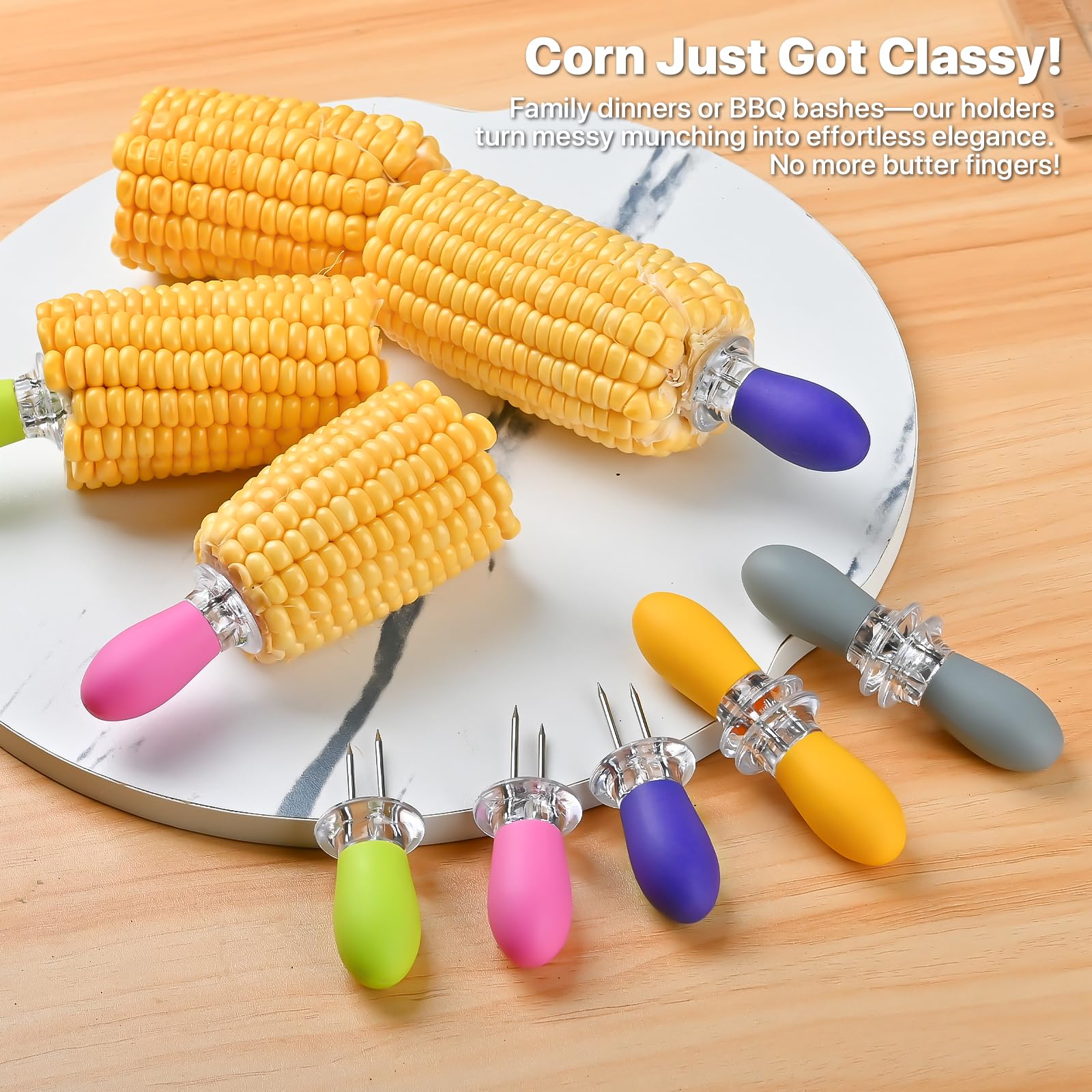WellFAR non-slip grip minimizes corn slipping during use.