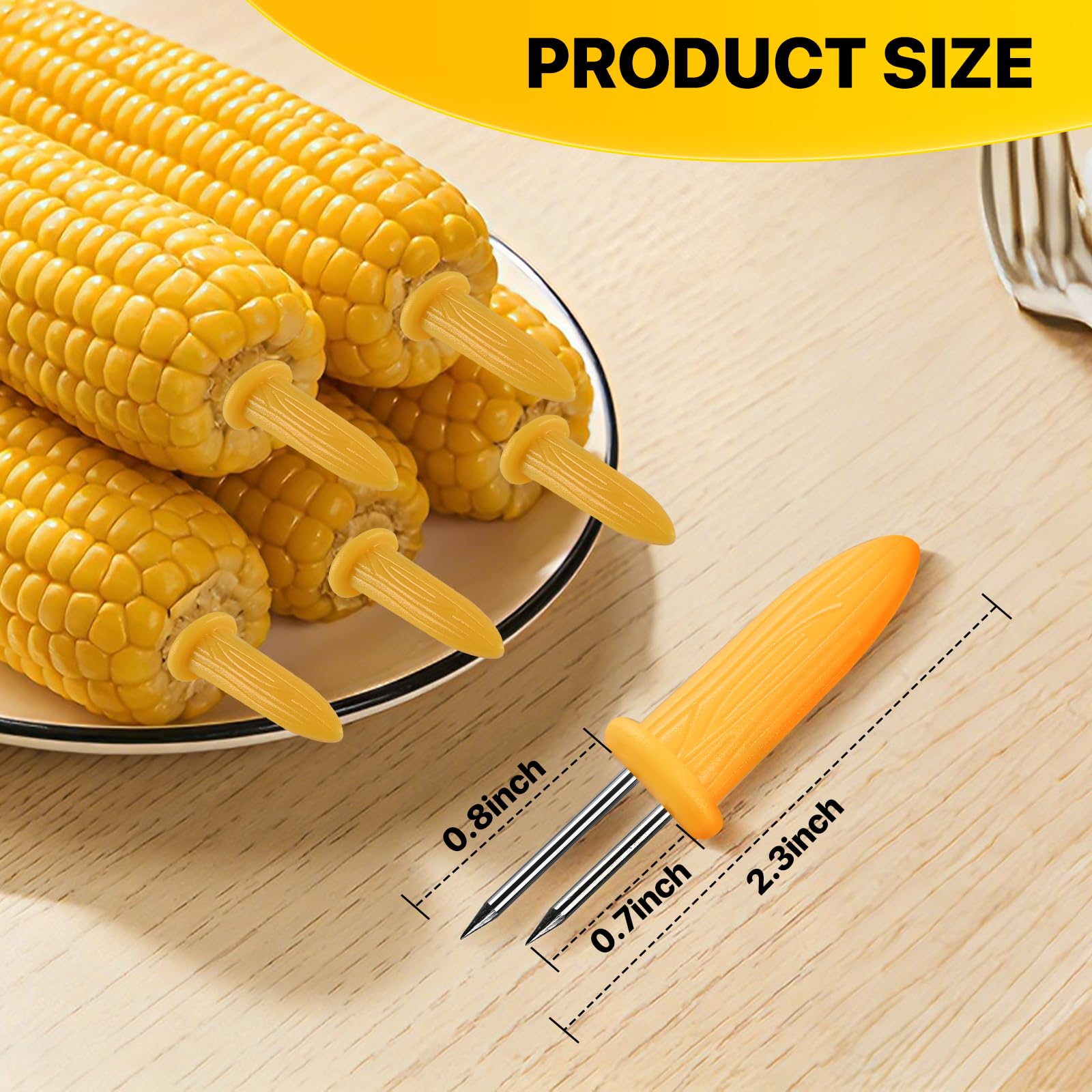 WELLFAR corn holders ideal for camping and outdoor grilling