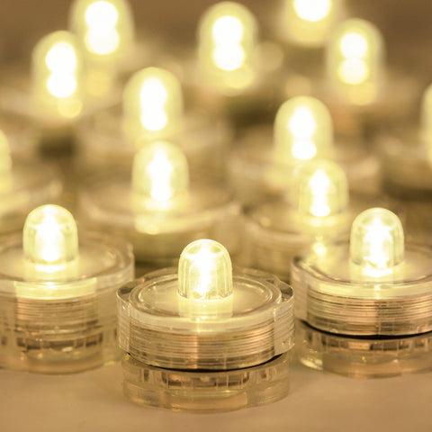 Wellgium waterproof LED tea light suitable for underwater decoration