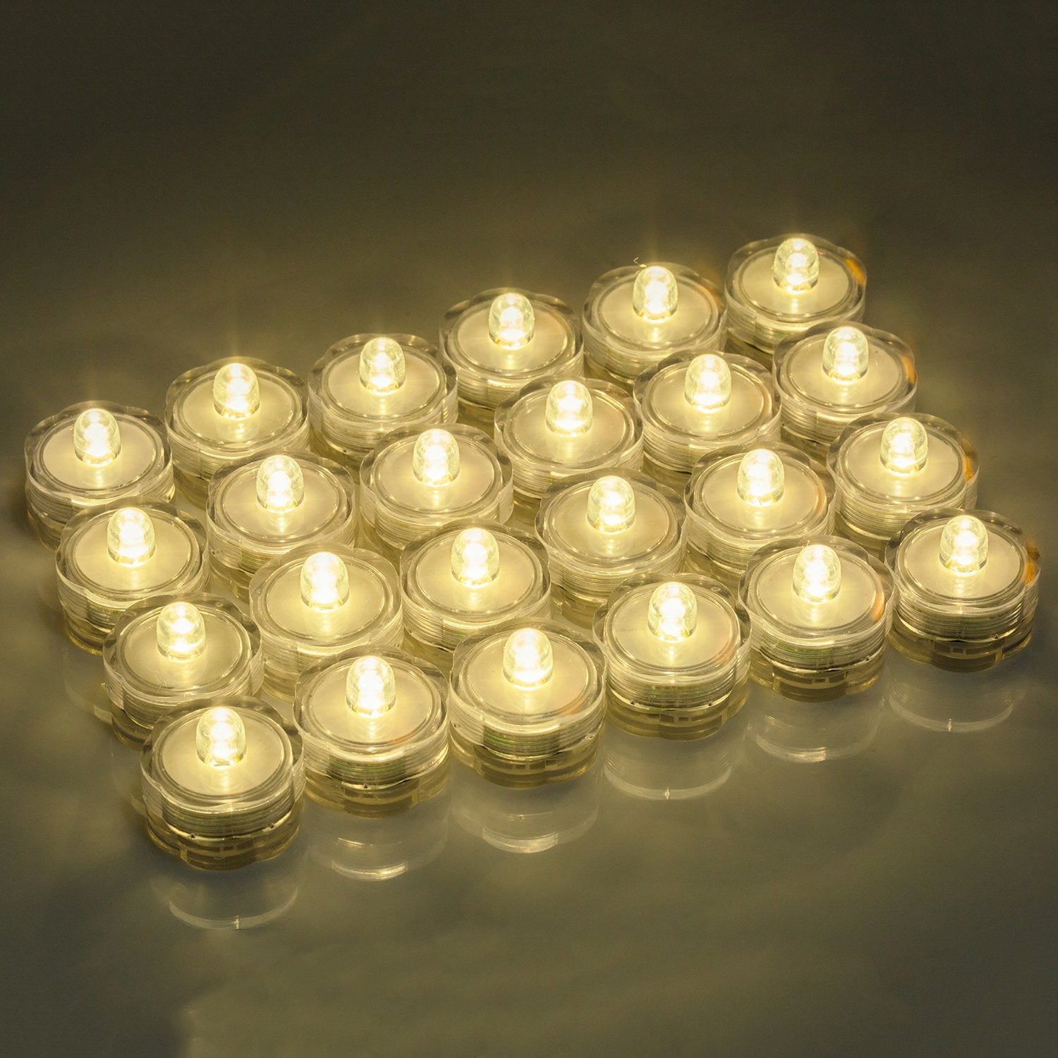 Wellgium wedding centerpiece LED tea light enhancing bowls with gentle light
