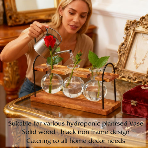 Wellinc hydroponic display creates a lush, multi-level centerpiece