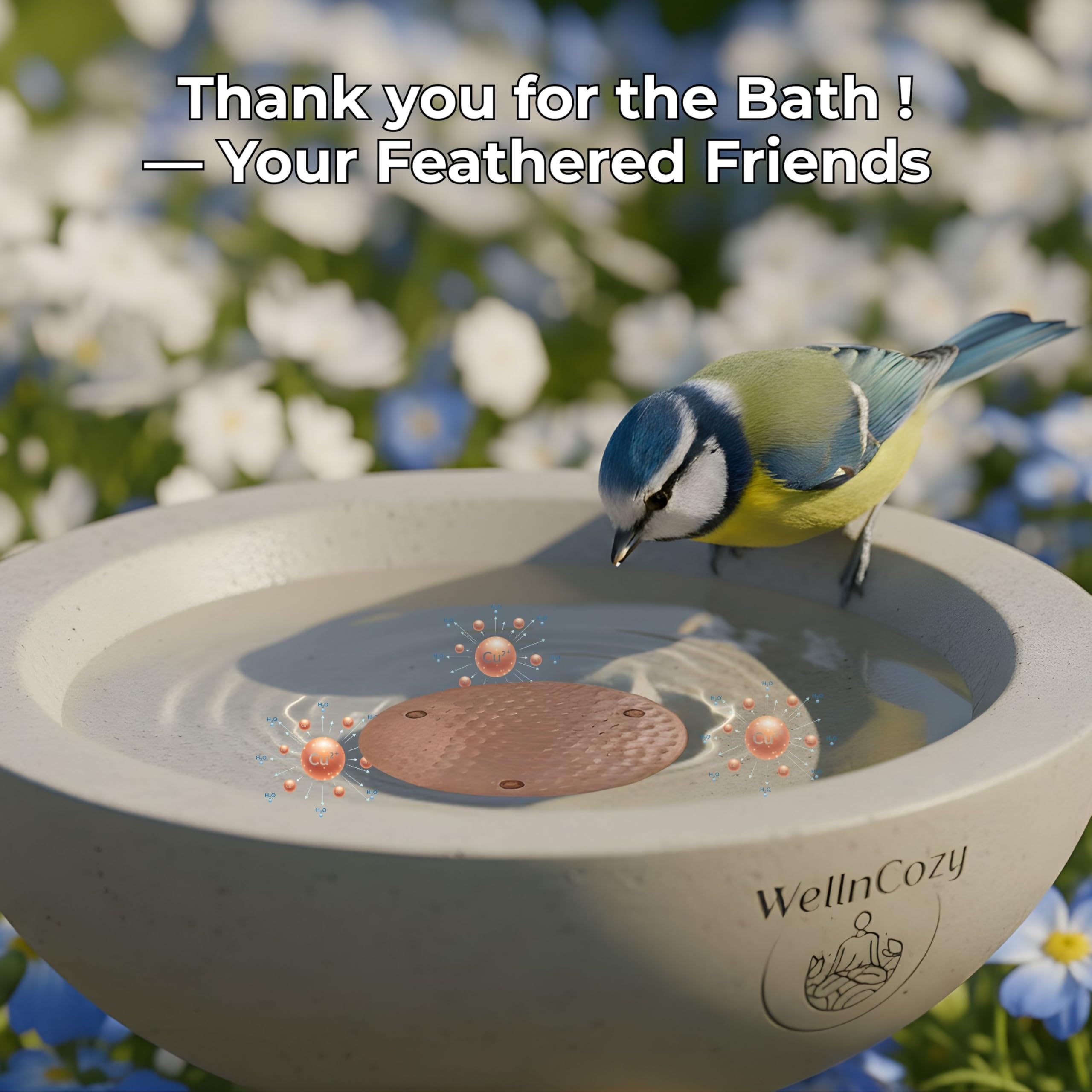 WellnCozy bird-friendly finish invites feathered visitors with calm aesthetics.