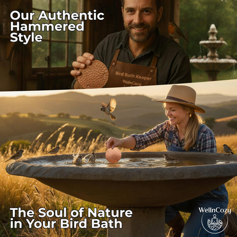 WellnCozy copper disc surface activity supports balanced water interaction.