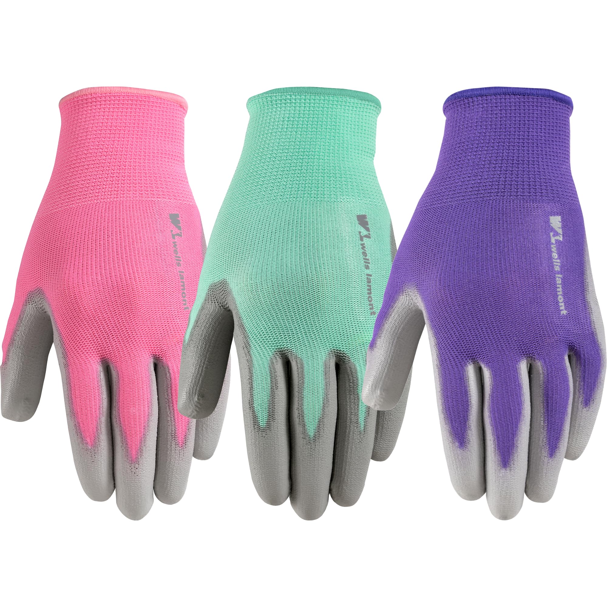 Wells Lamont women's gardening gloves with breathable shell for dry, comfortable hands.
