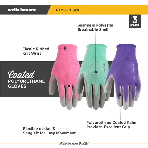 Wells Lamont ergonomic-fit gloves boost dexterity for precise pruning.