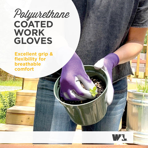 Wells Lamont gloves with PU palm grip ensure secure tool handling.