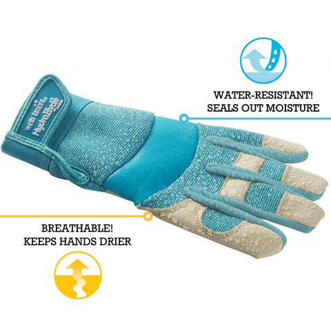 Wells Lamont HydraHyde leather palm emphasizes durability and grip