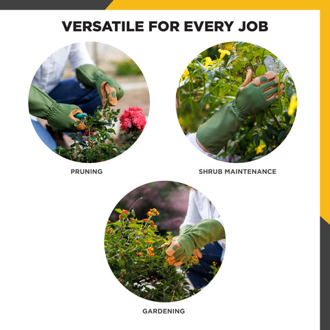 Wells Lamont Rosetender gloves ideal for pruning rose bushes and thorny plants.