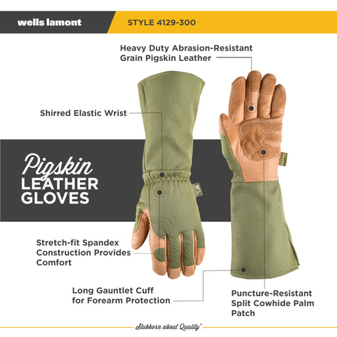 Wells Lamont Rosetender stretch-fit back provides breathable comfort and dexterity